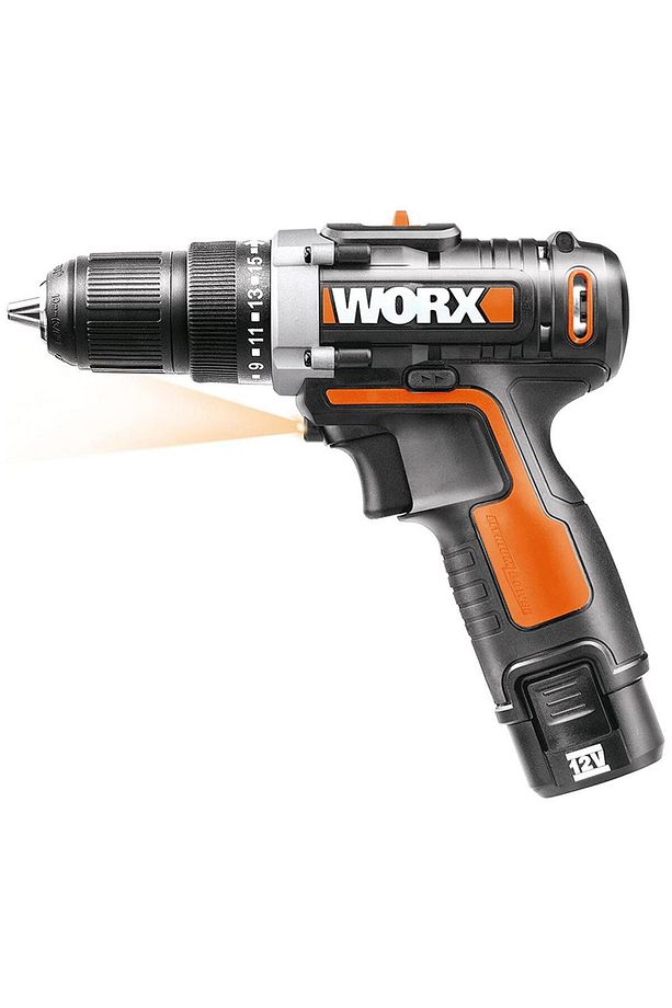 Wx128.3 12volt/2.0ah Li-ion Çift Akülü Profesyonel Şarjlı Matkap - 7