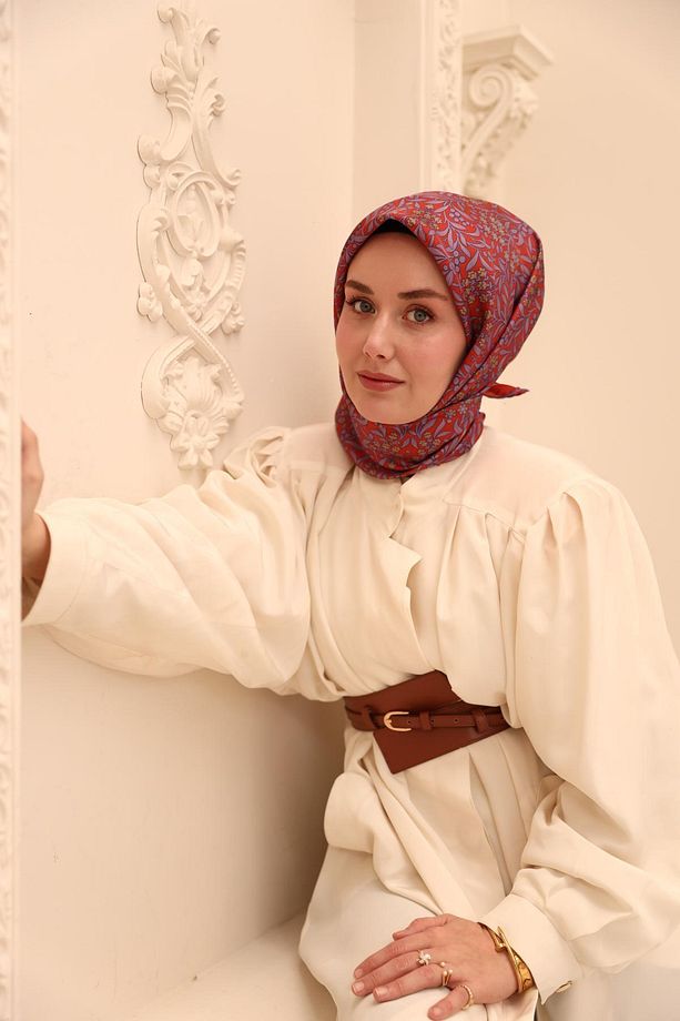 Twill İpek Eşarp 11464-38 - 4