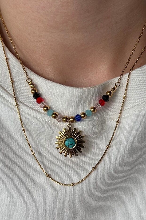 Summer Sun Çelik Kolye - 3