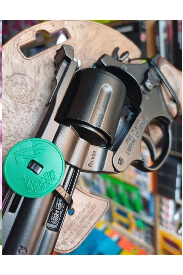 Kapsül Revolver Tabanca Açılır Toplu Oyuncak Silah 27cm Ispanya Rewolver Full Demir - 1