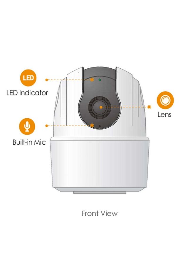 3 Mp Iç Ortam Kablosuz Pt Kamera (RANGER 2C) (IPC-K2ECP-3H1W) - 2