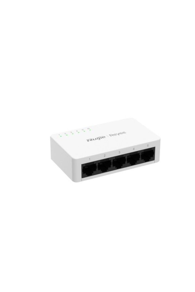 Ruijie reyee rg-es05f 5 port 10/100 unmanaged desktop switch plastic case