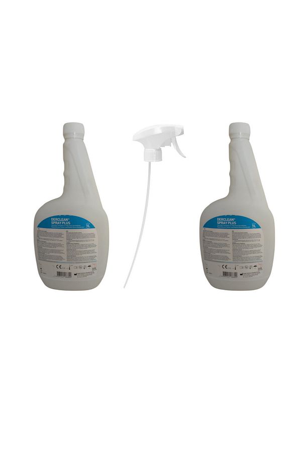 Derclean Spray Plus,(İNCİDİN FOAM) Yüzey Ve Tıbbi Cihaz Dezenfektanı 1 Litre 2 Adet - 2