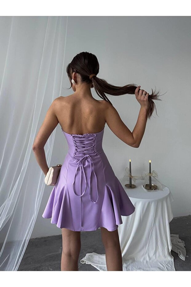 Міні-сукня з бантом - 4