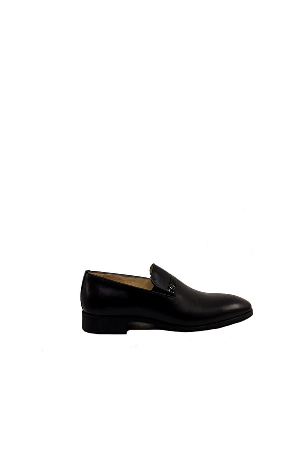 Tek Star 007 Black Rubber Sole Men's Leather Classic Shoes