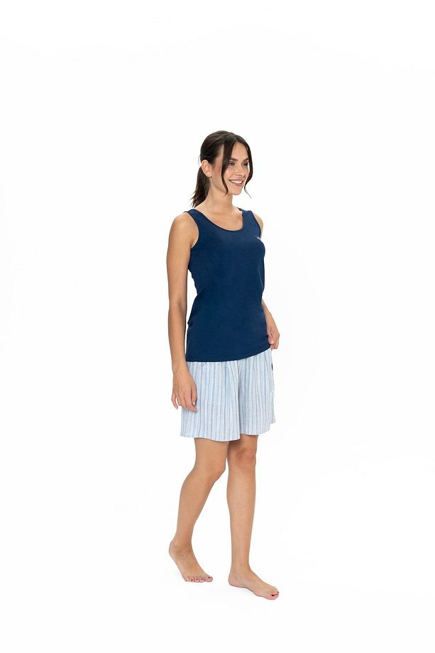 U.S. Polo Assn. Erkek Düz Paça %100 Pamuk Pijama Takımı - SELKR20S02K1C - 3
