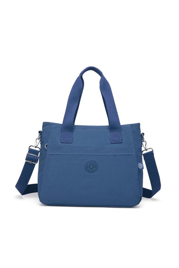 Crinkle Fabric Women's Bag with Shoulder Strap - 3110