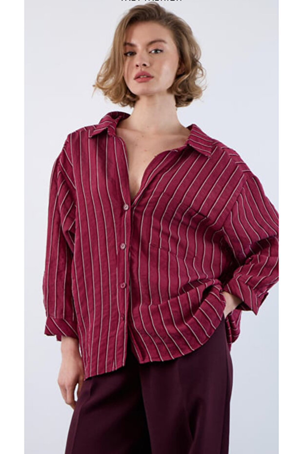 Oversize Gömlek - 3