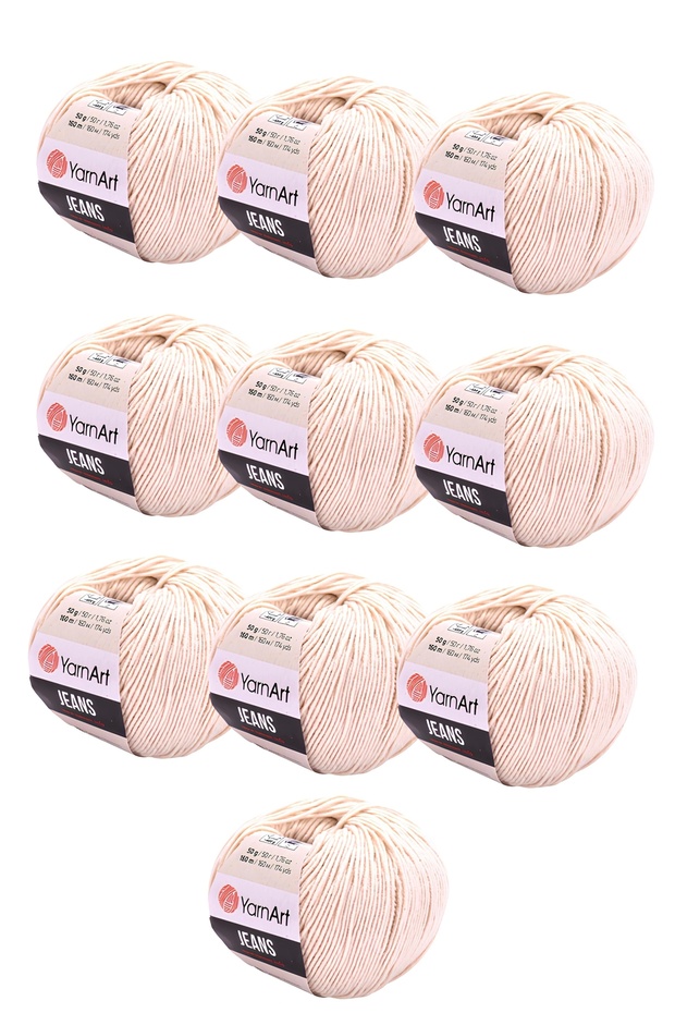 10 X Jeans 05 Cream 10 Pack Amigurimi Baby Thread Jeans 10 Pieces