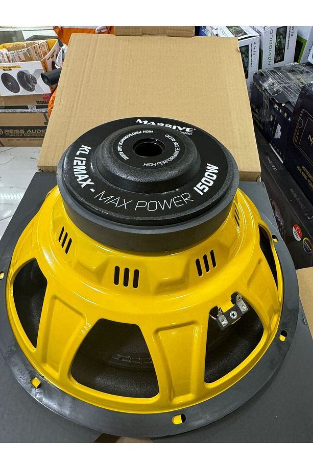 Ms-kl12max 30 Cm Subwoofer Bas Bufır 1500wat-400w Rms Maximum Power - 4