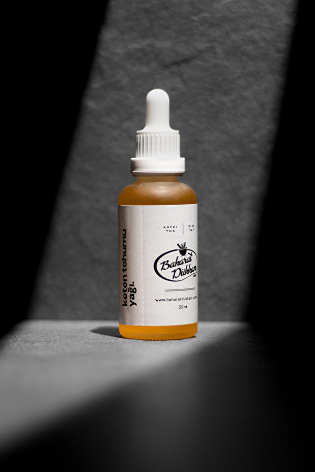 Flax Seed Oil 50 ml - 100% Pure