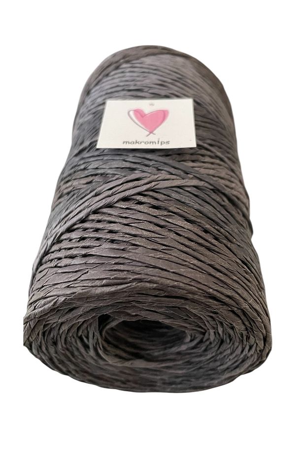 PREMİUM MİX ÇOK RENKLİ EBRULİ KAĞIT İP(200 gr 390 m +-20) DOĞAL HASIR JÜT RAFYA ÖRGÜ ÇANTA SUPLA İPİ - 2