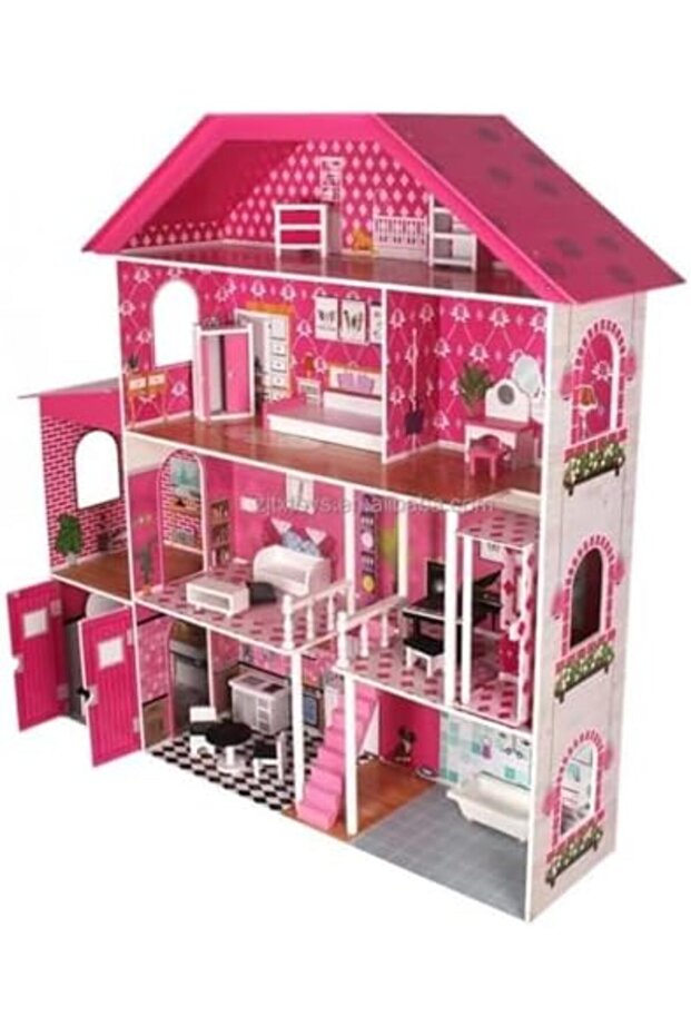 بيت الدمية الأميرة مع ملحقات متعددة - 1