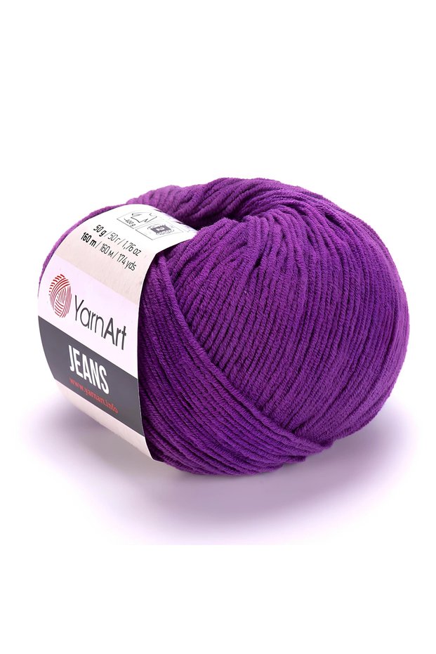 Yarn Art Jeans 50 Purple Amigurumi Knitting Yarn Cardigan Knitting Yarn Baby Yarn Punch Yarn