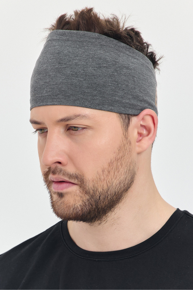 Men's Cotton Combed Non-Slip Flexible Extra Thin Reflect the Style Sports Sweat Hair Band