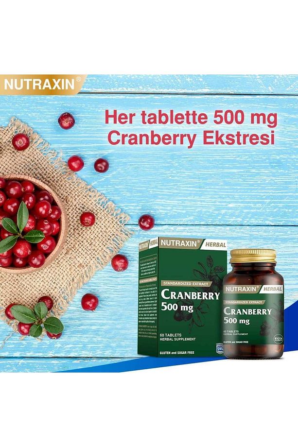 Cranberry - Turna Yemişi 500 Mg 60 Tablet- - 5