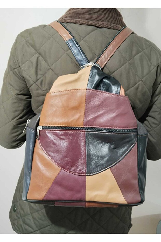GENUINE LEATHER LUXURY BACKPACK - 1