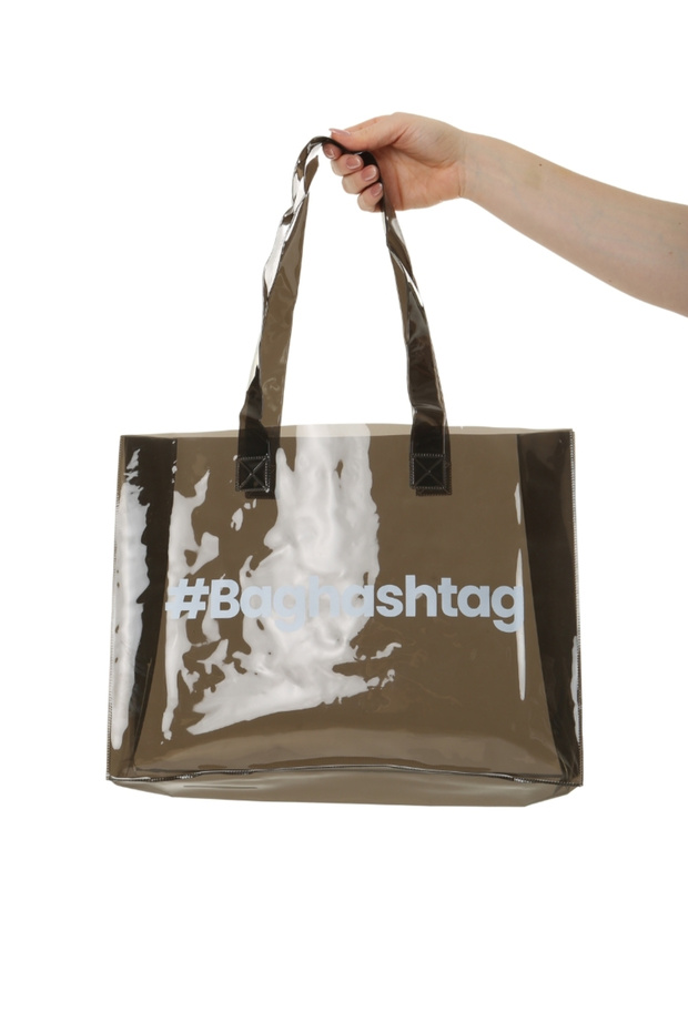 Siyah Şeffaf Plaj Çantası - 7