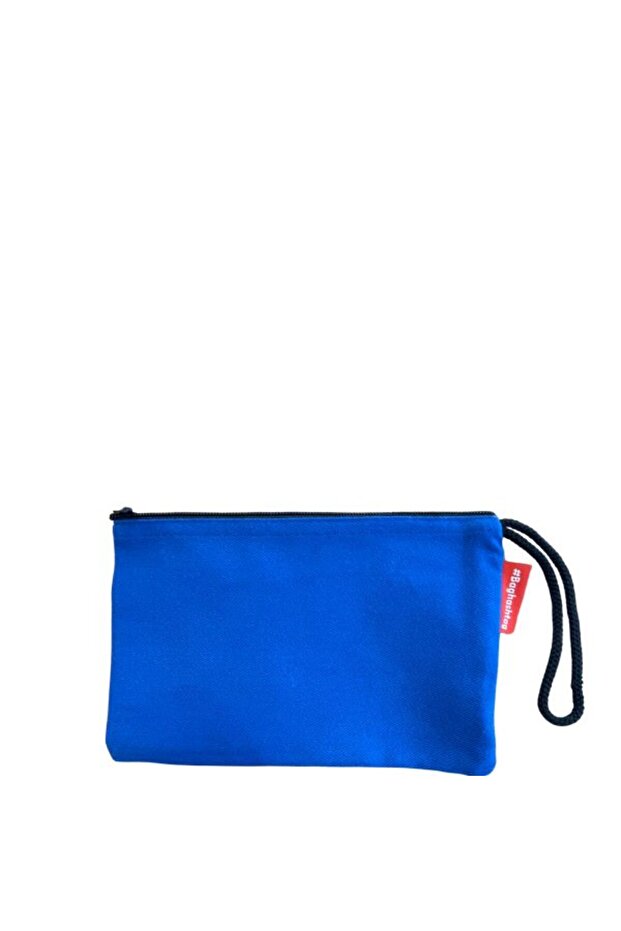 Mavi Clutch Bez Çanta - 7