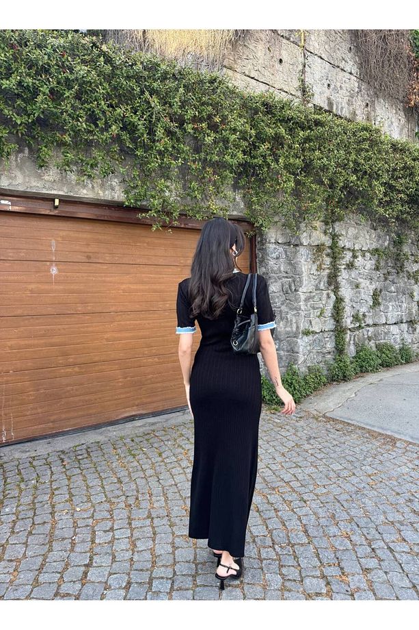 Yeni sezon triko, kot elbise .Fadva model - 4