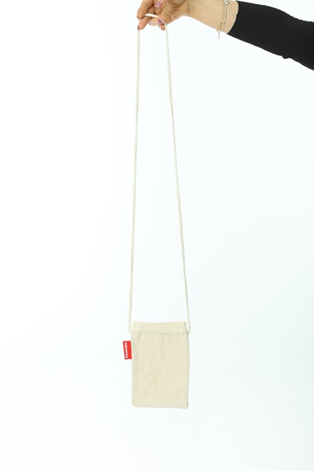 Baskısız Kanvas Telefon Çantası - 3