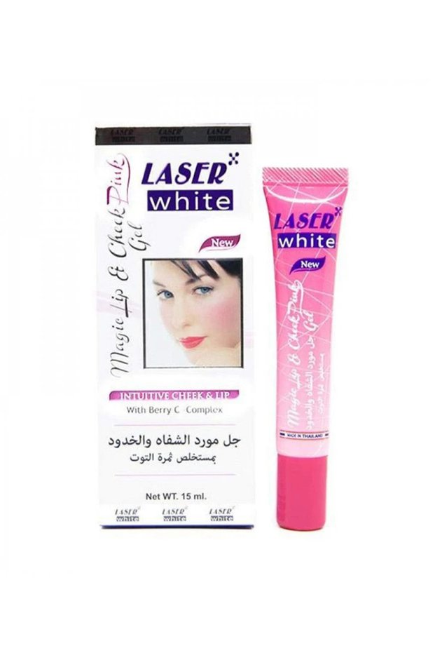جل ترطيب و مورد الشفاه و الخدود بمستخلص ثمرة التوت ليزر وايت 15 مل