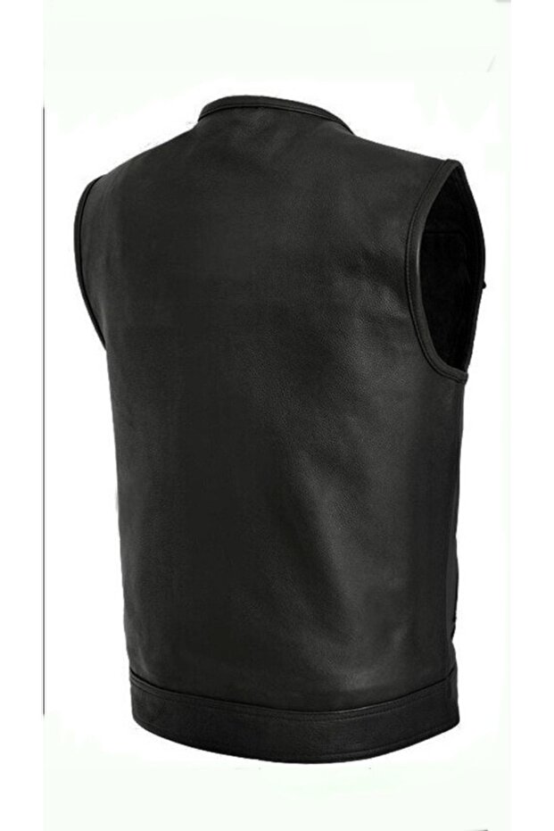 Hakiki Bellandi Deri Yelek - 2