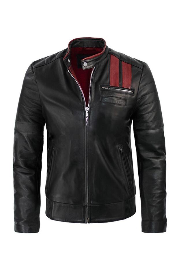 Palermo102 Men's Genuine Leather Coat