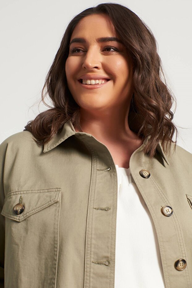 Oversize Ince Ceket - 3