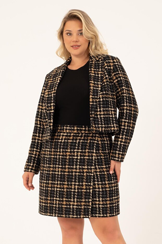 سترة تويد مبطنة - 3