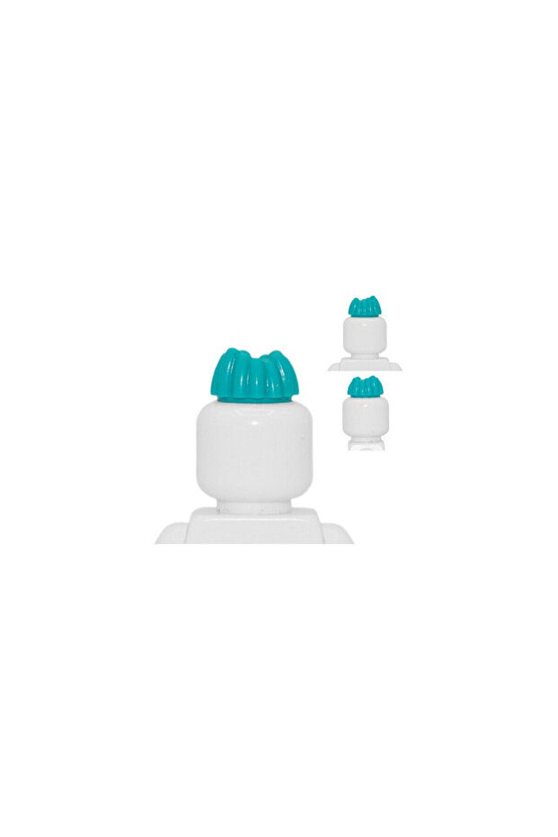 Accessory Moc Minifigure Minifigure Short Turquoise Hair 1 Piece to Be Sent
