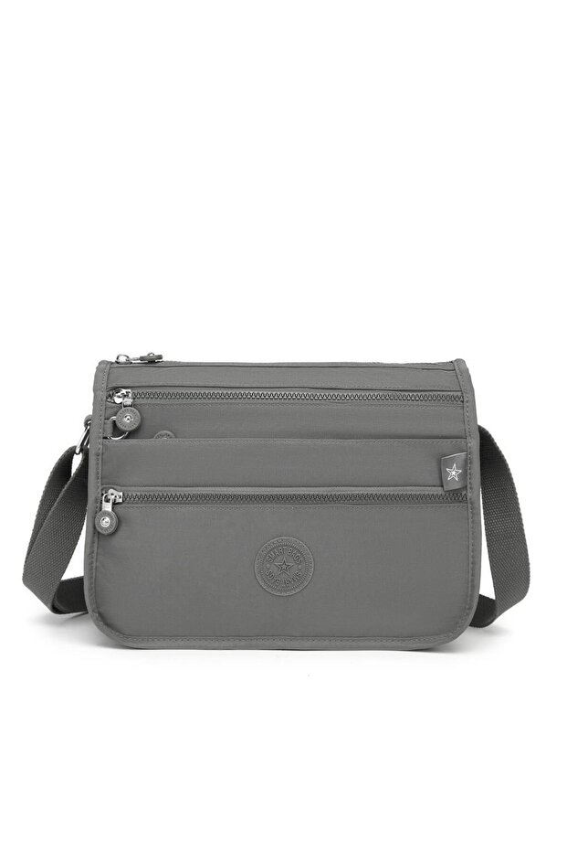 Women's Postman Shoulder Bag Smart Bags 1128 Dark Gray