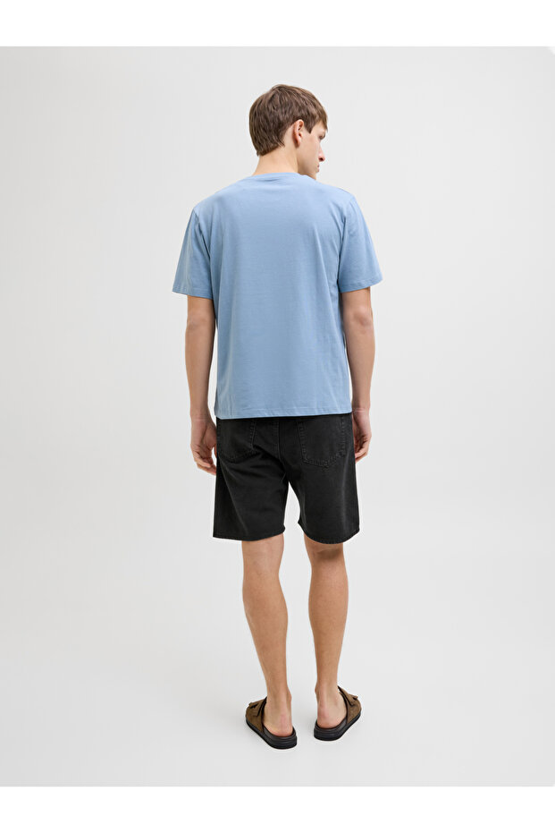 شورت سادة متوسط الارتفاع بقصّة عادية - 3