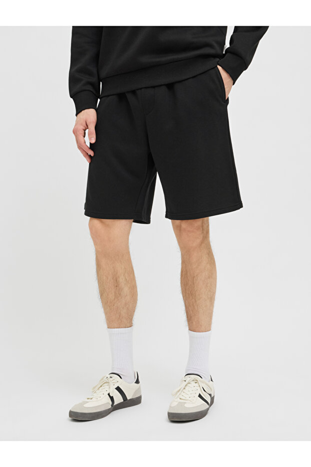 شورت سادة متوسط الارتفاع بقصّة عادية - 1