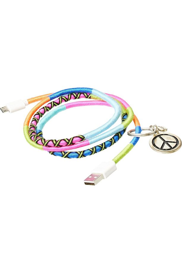 mrtshop Melody Micro USB Yüksek Hızlı El Örgüsü Şarj ve Data Kablosu 1m Sphere 529847 - 2