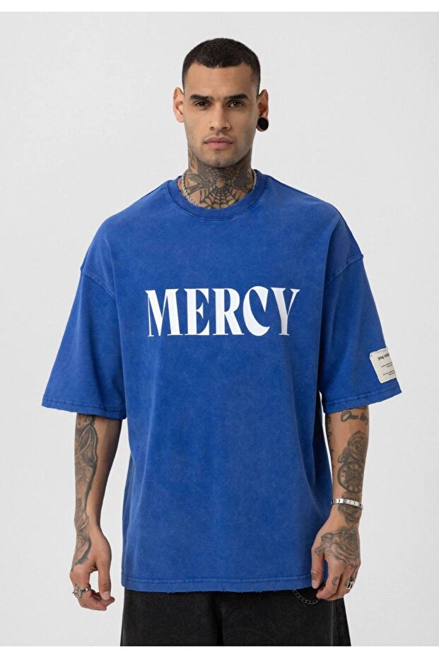 Mercy Baskılı Unisex Oversize Tshirt - 1