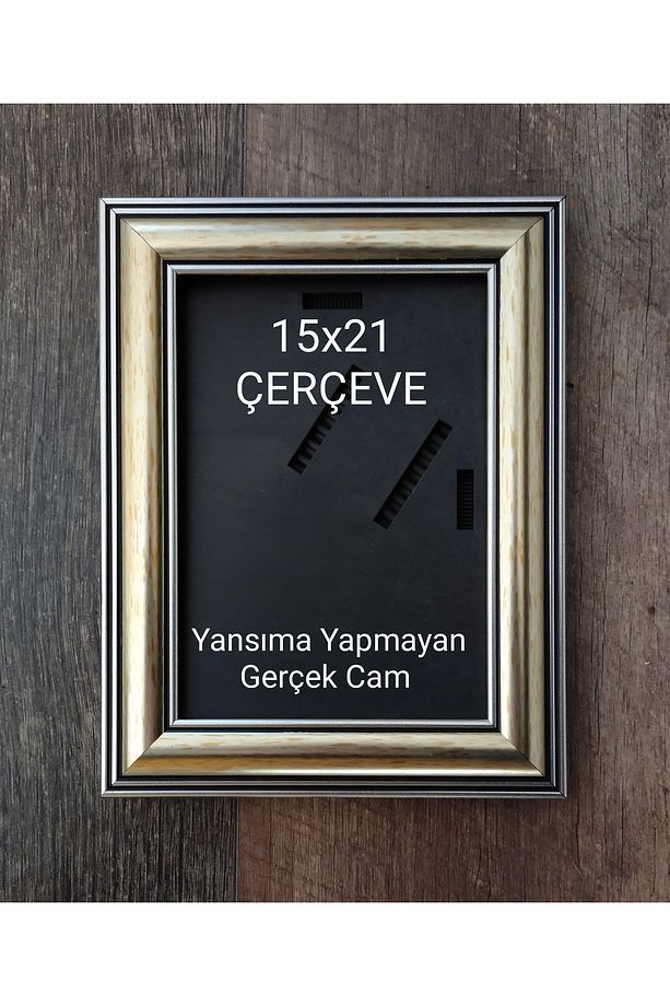 15x21 Resim Çerçevesi Masa Üstü Ayarlanabilir Ayaklı - Yatay Yada Dikey Asılabilir - 1