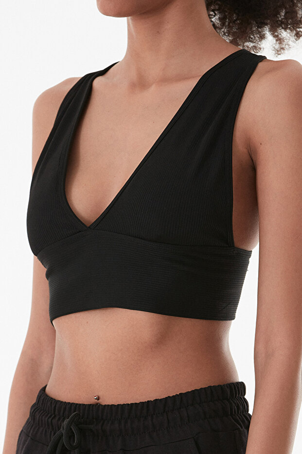 Basic Fitilli Kaplı Büstiyer - 7