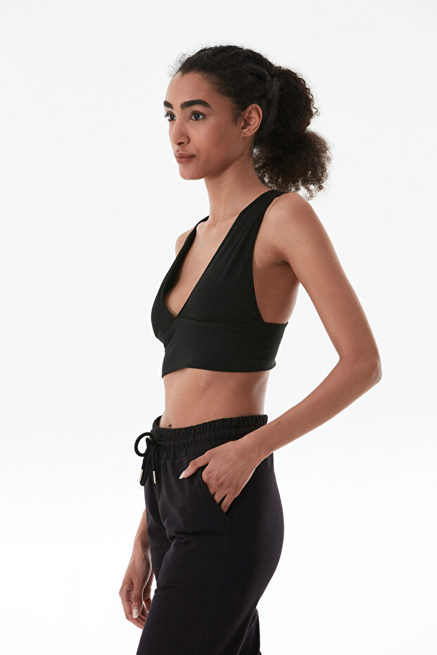 Basic Fitilli Kaplı Büstiyer - 3