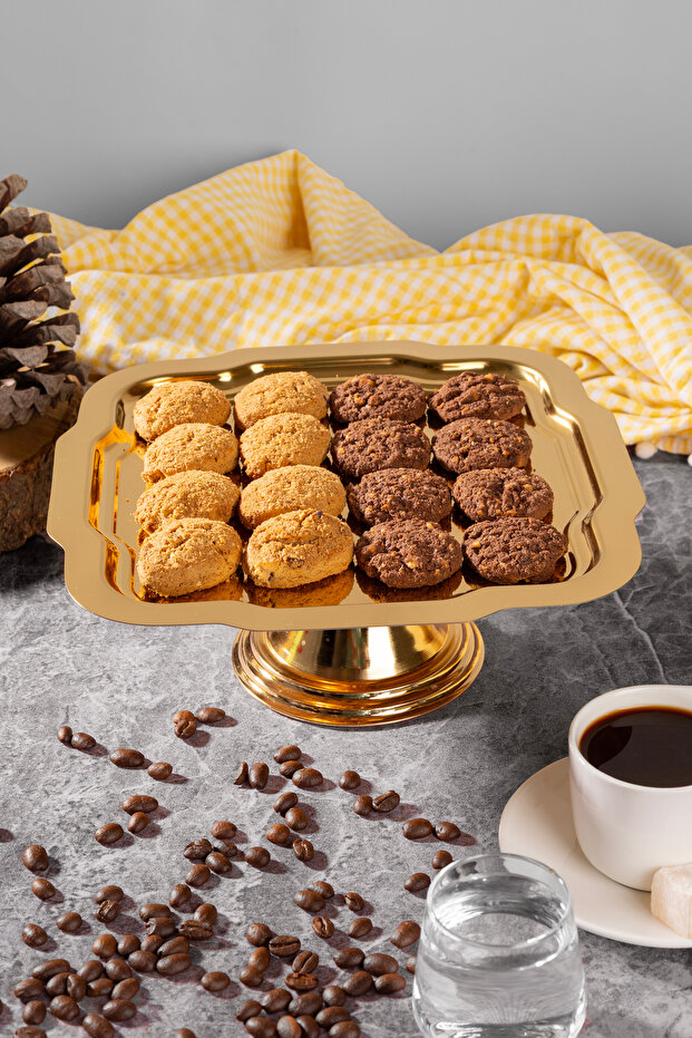 Luxury Daisy Gold Footed Cake, Cake, Cookies, Dessert, Treat, Dowry Presentation Serving Stand