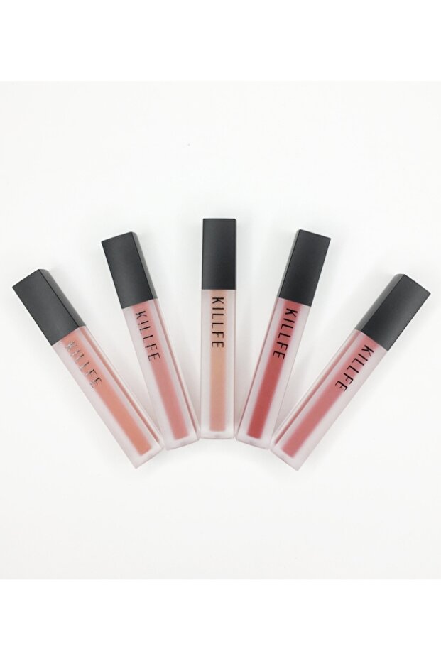 أحمر شفاه مخملي لامع - 4