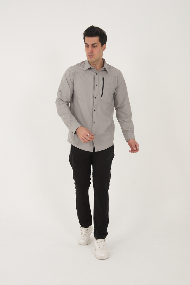 Camp365 Outdoor Tactical Comfortable and Convenient Water Repellent Men's Stone Tactical Shirt