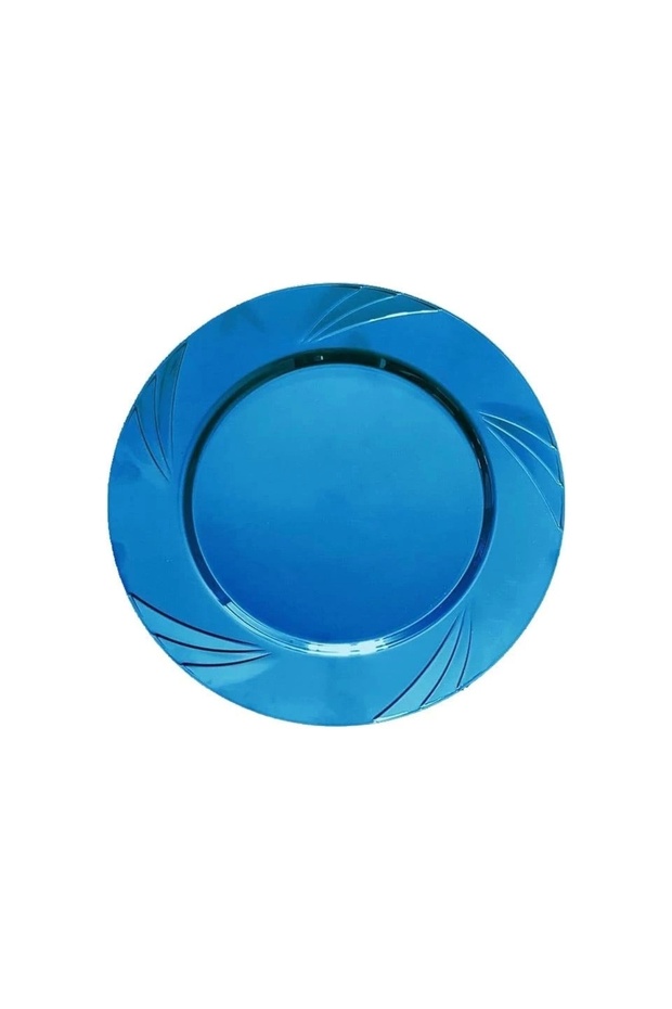 Mini Party Store Kristal Mika Tabak Mavi 6 Lı - 1