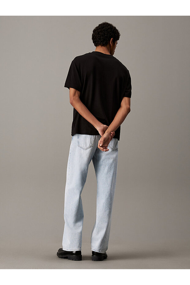 Erkek Siyah Kısa Kollu Tişört - 2