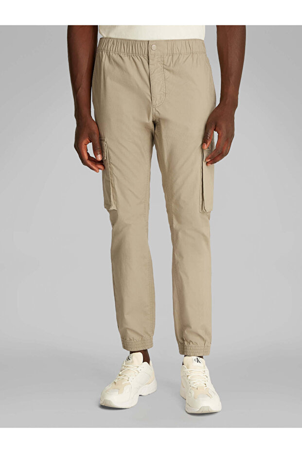 Erkek Gri Kargo Pantolon - 1