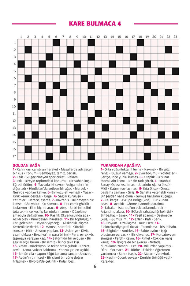 Kare Bulmaca 003 - 4