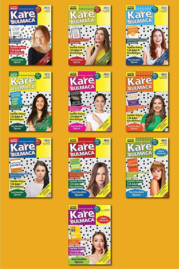 Kare Bulmaca 10'lu Set-1 - 1