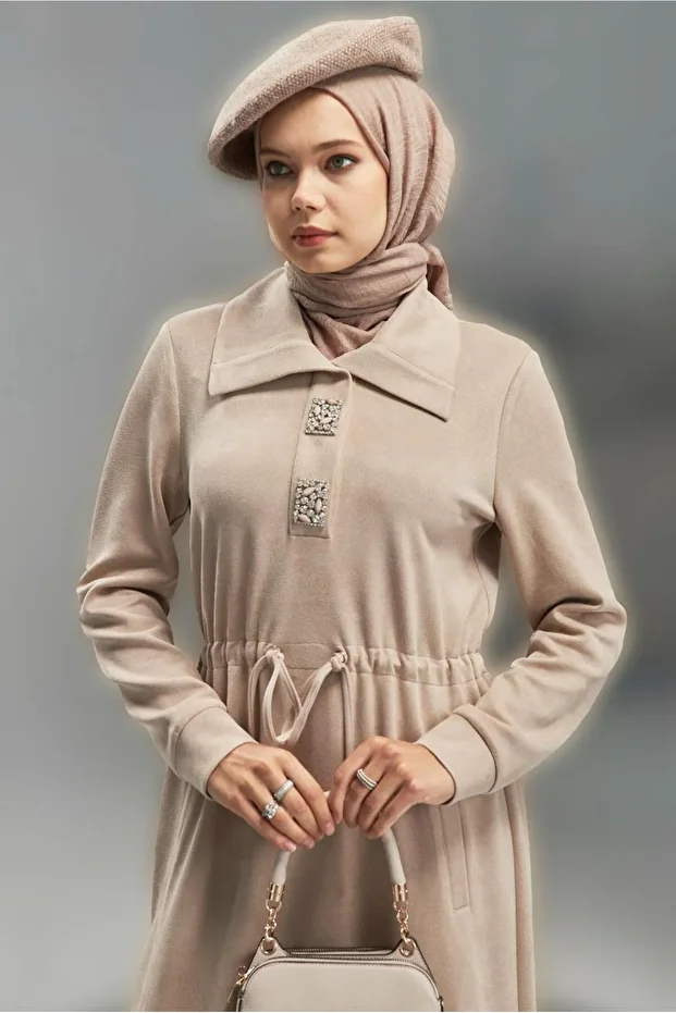 TAŞLI EŞOFMAN ELBİSE 45107 - 1