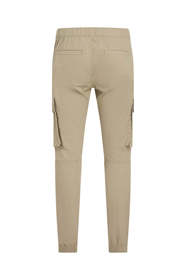 Erkek Gri Kargo Pantolon - 5