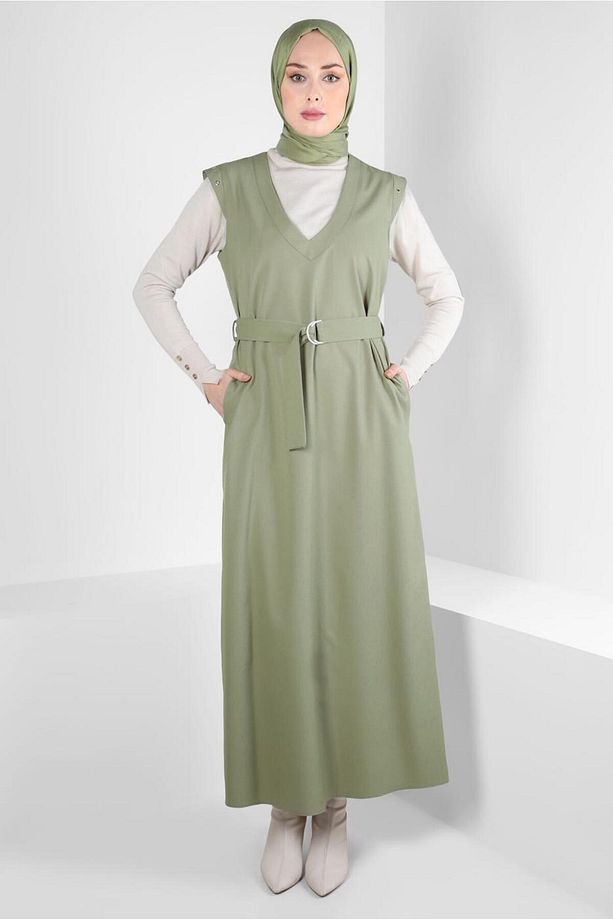 Kemerli Jile Elbise 44252 - 1
